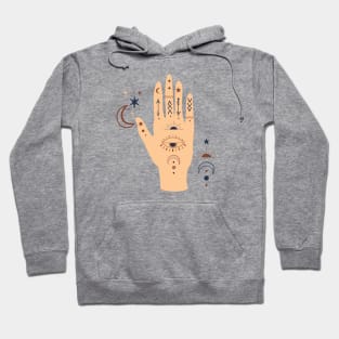 Mystical Hand Tribal Mystical Artifacts Hoodie